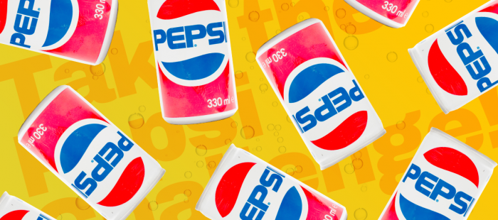 Illustration of Pepsi cans